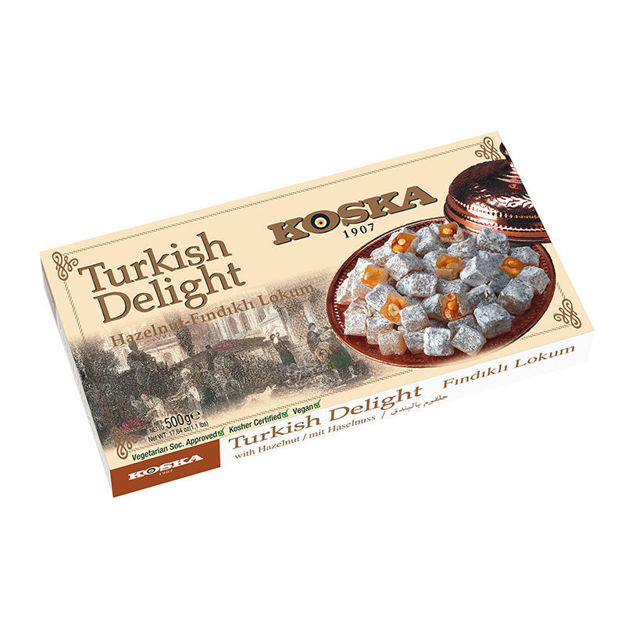 Picture of KOSKA Turkish Delight w/ Hazelnuts 500g