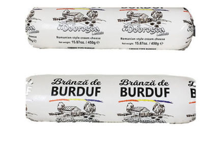 Picture of ROMANIAN DOBROGEA Branza De Burduf Cow&Sheep Cheese 350g