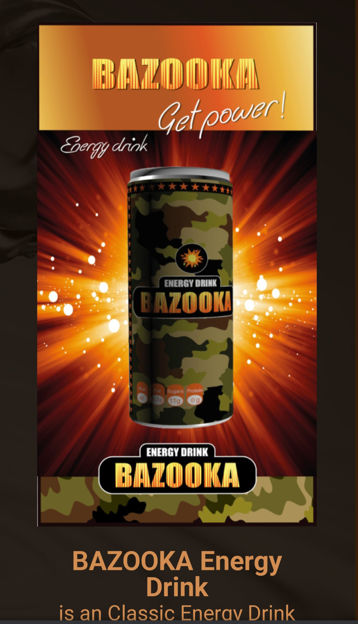 Turkish Food Market Bazooka Energy Drink 250ml