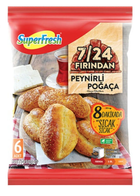 Picture of Superfresh pogaca with feta cheese 6pcs (450g)