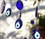 Picture of Round Blue Evil Eye Bead Pendant Craft Glass Beads