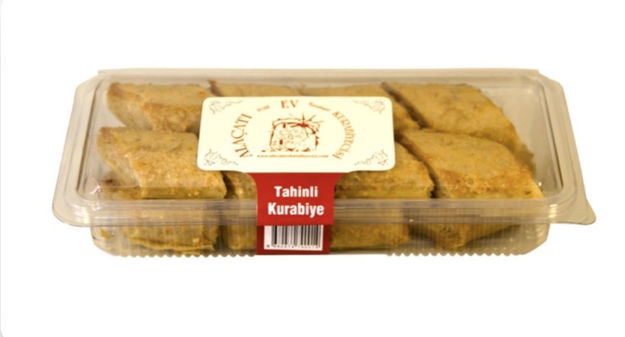 Picture of ALACATI TAHINI SWEET BAKLAVA SHAPED   COOKIES  8.8oz