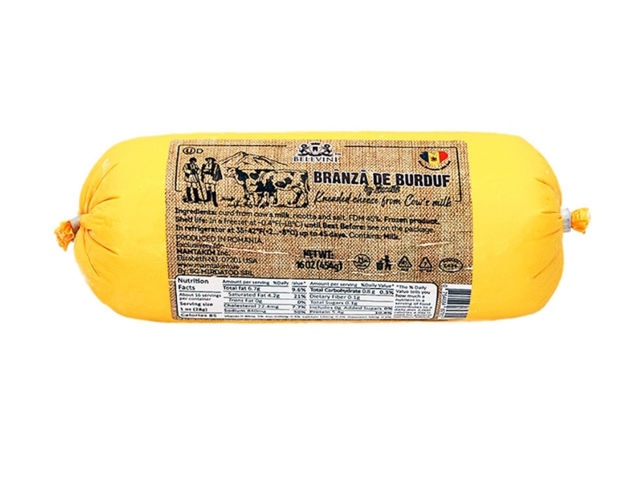 Picture of BELEVINI ROMANIAN Kneaded cheese BRANZA DE BURDUF IBANESTI from cow's milk 450g