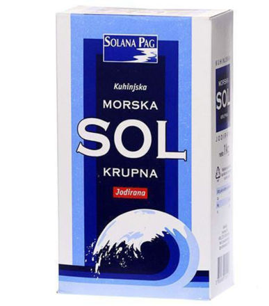 Picture of SOLANA PAG Parska Morska Sol ''Krupna'' - Salt 1kg