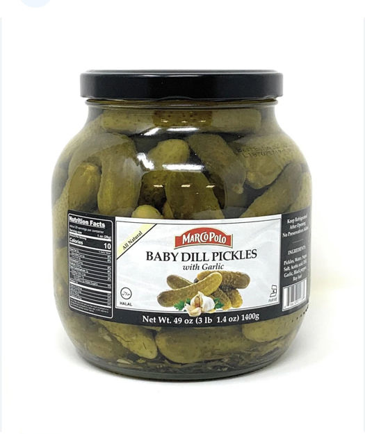 Picture of Marco Polo Baby Dill Pickles (1.4kg)