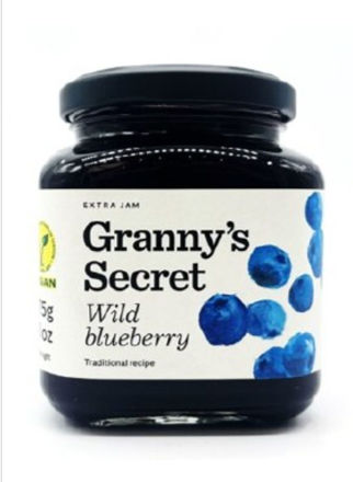 Picture of Grannys Secret Wild Blueberry Extra Jam 375g