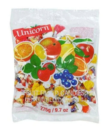 Picture of Kras Unicorn Fruit Filled Candy 275GR
