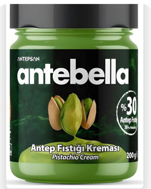 Picture of ANTEBELLA 70 %PISTACHIO SPREAD 200G