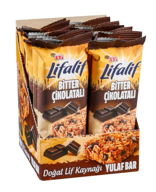 Picture of Eti lifelif bitter chocolate bar w/oatmeal  35g