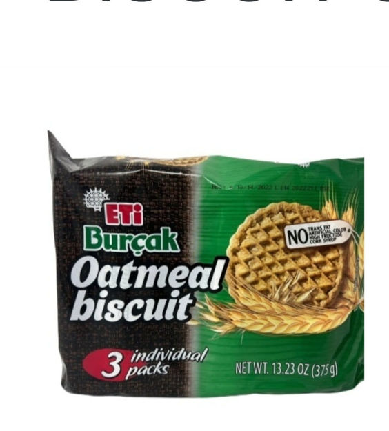 Picture of Eti burçak Oat cookie biscuit with milk creme400g