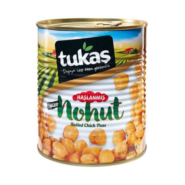 TUKAS Boiled Chickpeas 800g