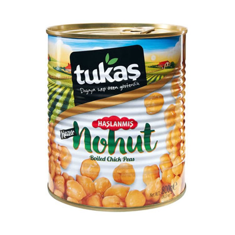 0000978_tukas-boiled-chickpeas-800g-1.jpg TUKAS Boiled Chickpeas 800g - Image 1