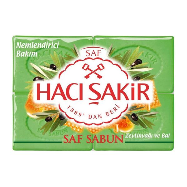 HACI SAKIR Olive Oil Soap w/ glycerin  4 x 125g