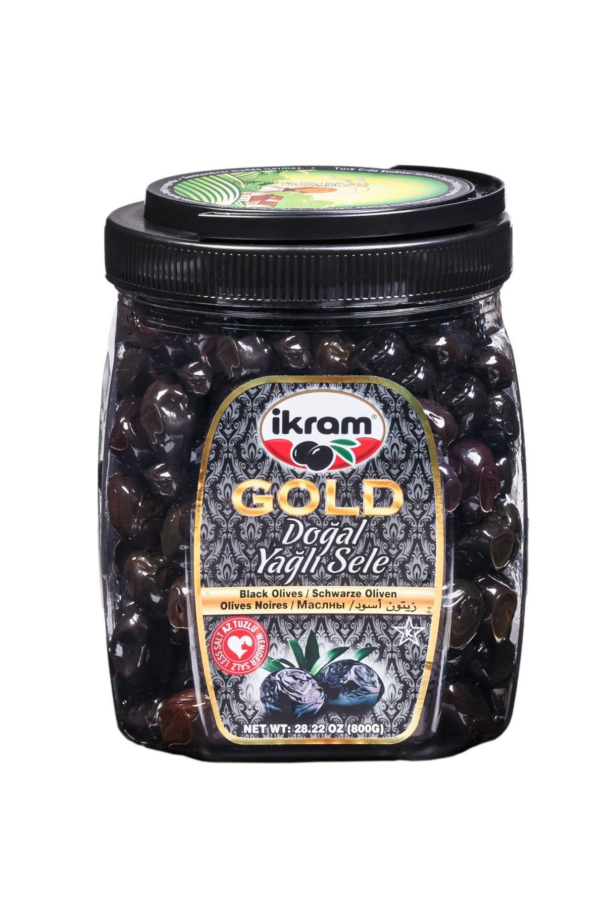 0002424_ikram-gold-dogal-yagli-sele-zeytin-natural-black-olives-800-gr-1.jpg Ikram Gold Dogal Yagli Sele Zeytin - Natural Black Olives (800 gr) - Image 1