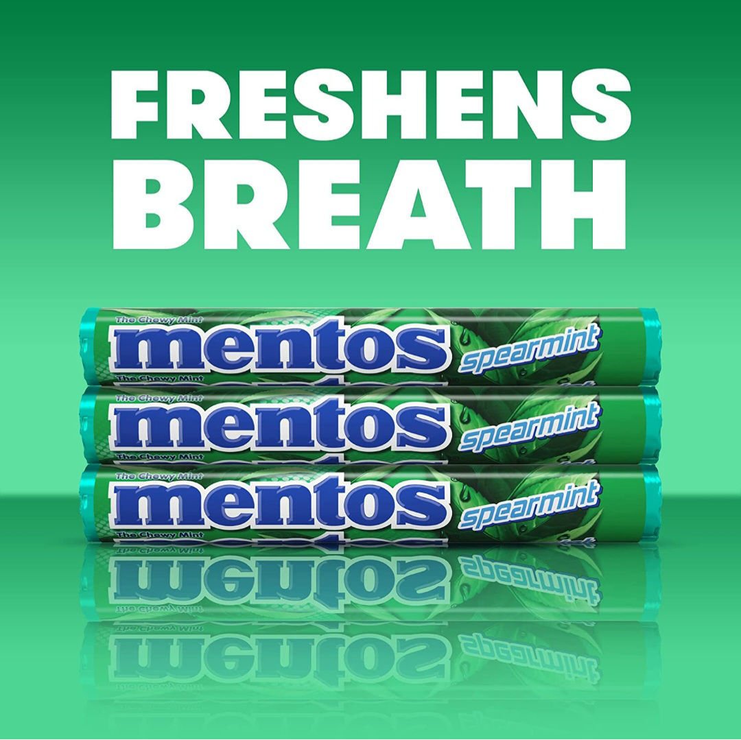 0002791_mentos-chewy-spearmint-candy-roll-1.jpg Mentos Chewy SpearMint Candy Roll - Image 1