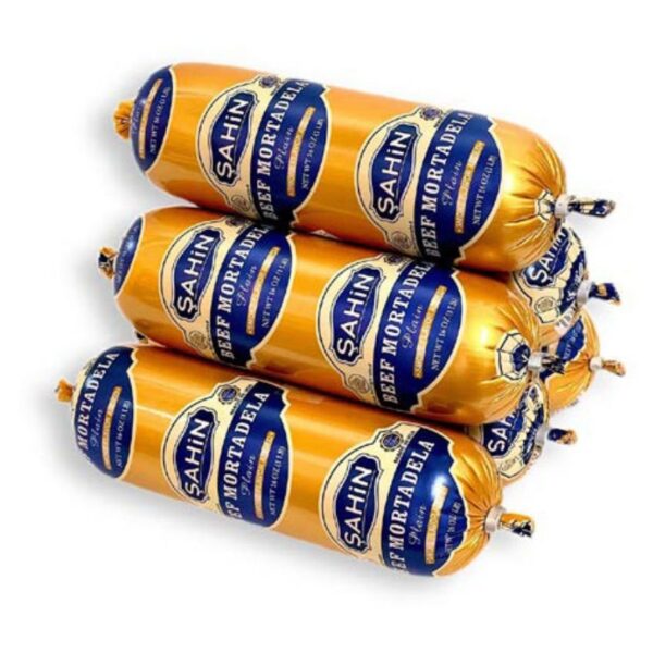 SAHIN BEEF PLAIN MORTADELLA 1LB (454G)