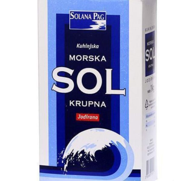 SOLANA PAG Parska Morska Sol ''Krupna'' - Salt 1kg