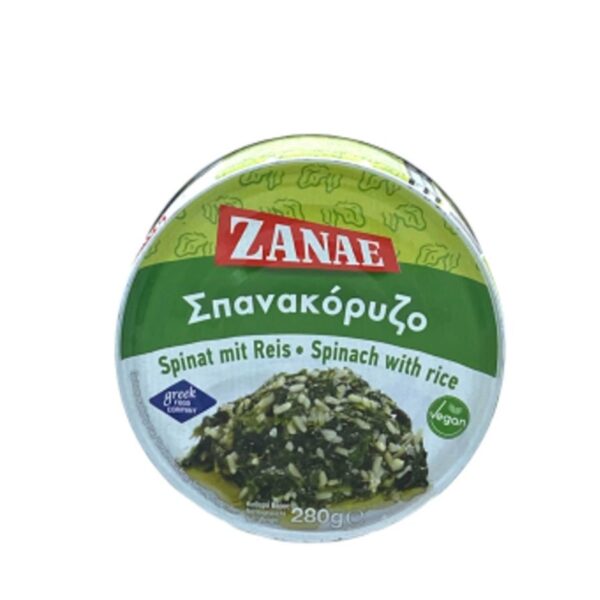 ZANAE SPINACH WITH RICE 280 GR