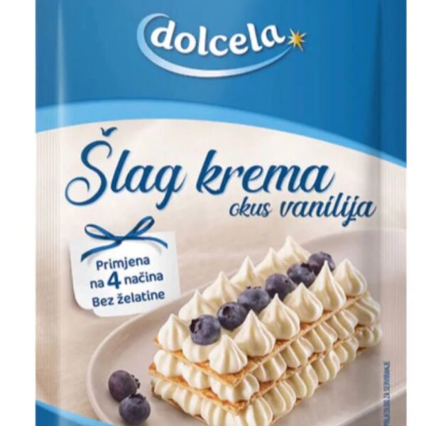 DOLCELLA WHIPPED TOPPING VANILLA FLAVOR 45G