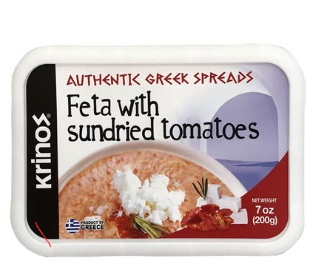 0003264_krinos-feta-with-sundried-tomato-spread-7oz-tub-1.jpg KRINOS Feta with Sundried Tomato Spread 7oz tub - Image 1