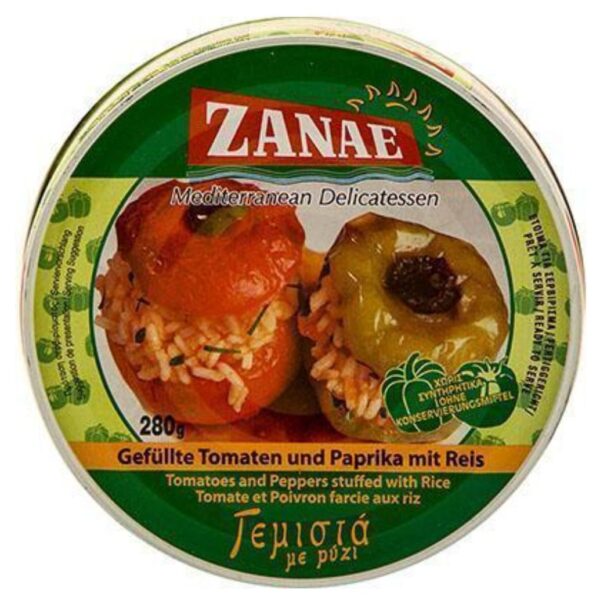 Tomato and Pepper Stuffed with Rice Dolma  (zanae) 280g